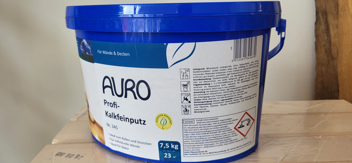 AURO Profi- Kalkfeinputz Nr. 345 - 1 Kilogramm / 7,32€