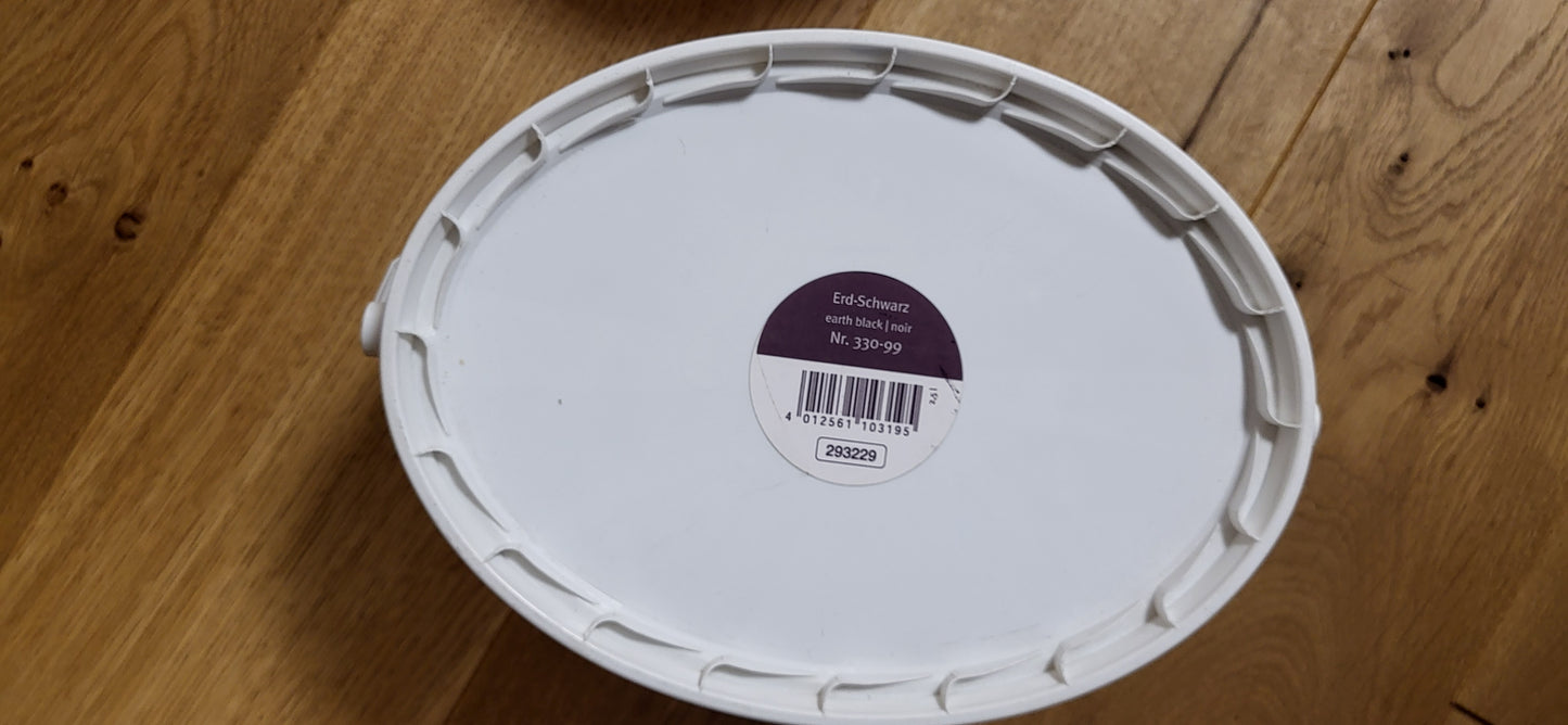 AURO Vollton- und Abtönfarbe Nr.330 99 ( Erd-Schwarz) 1 Liter / 27,96 €