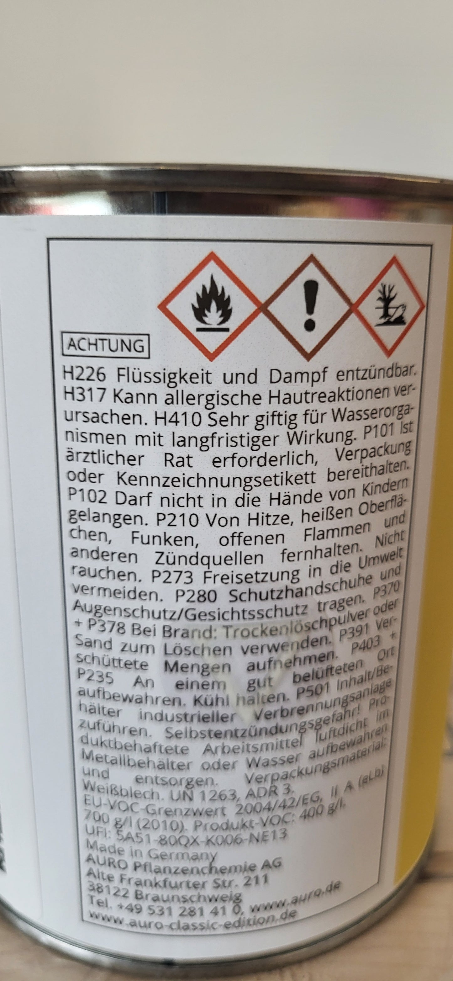 AURO Imprägniergrund Nr.121 - 1 Liter / 53,20 €