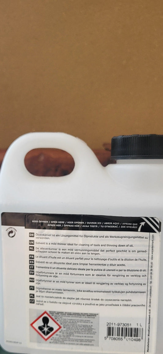 WOCA Solvent - Verdünner und Reinigungsmittel - 1 Liter