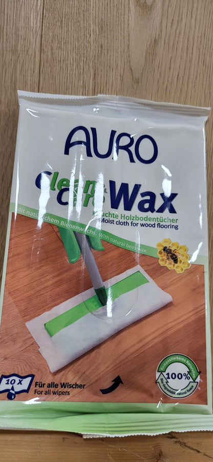AURO Clean & Care Wax- Feuchte Holzbodentücher Nr. 680 - Inhalt 10 Stück 7,88 € { 1 Kilo
