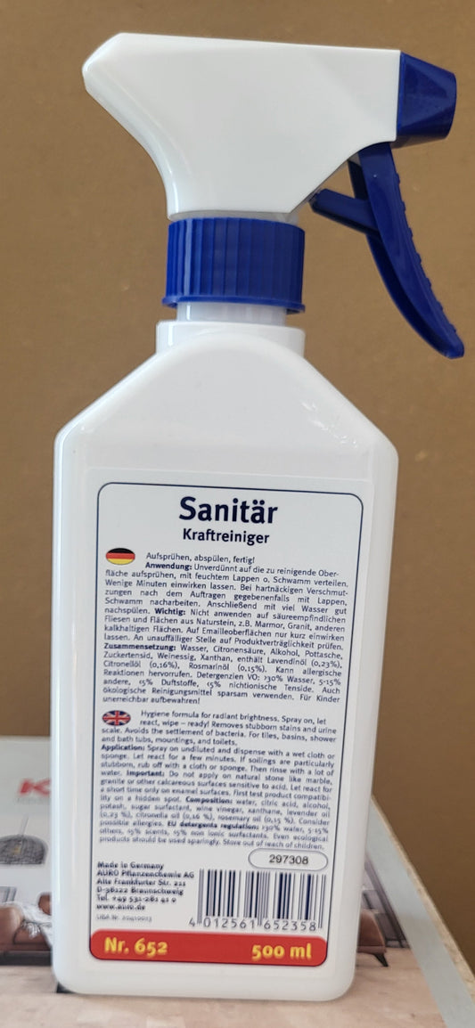 Auro Sanität Kraftreiniger Nr. 652 Grundpreis 1 Liter / 25,80 €