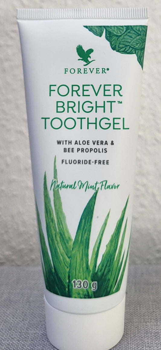 Forever Bright Tooth Gel - Zahnpasta (130 g) ohne Fluorid - Grundpreis: 107,62€ / 1Kg
