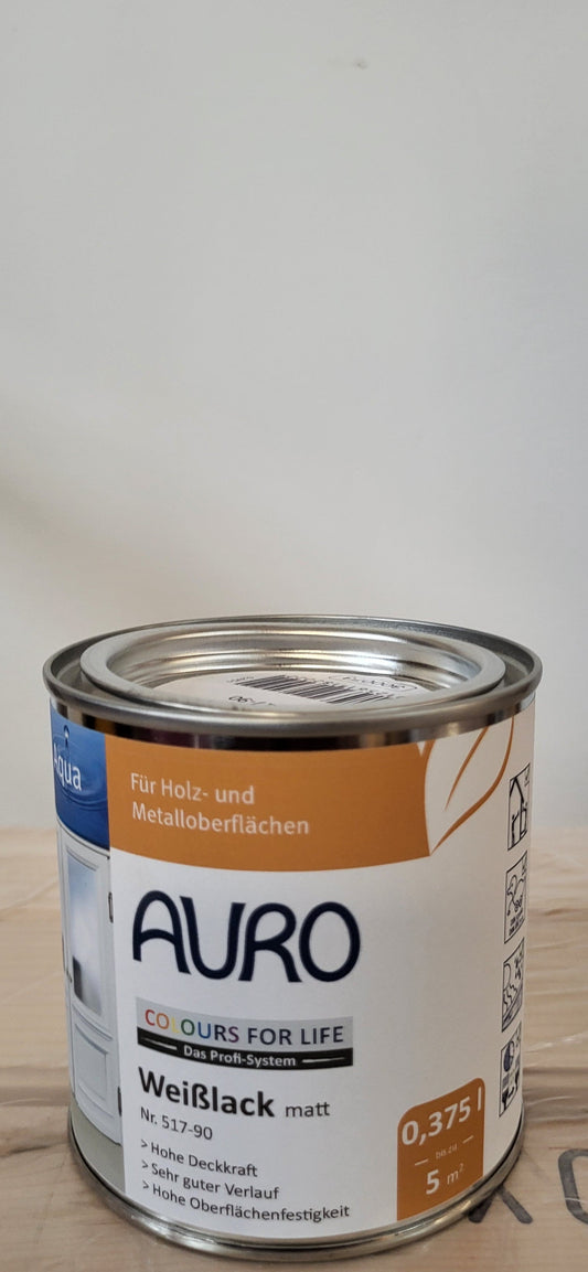 AURO Weißlack matt Nr.517-90 Grundpreis: 1 Liter / 53,07 €