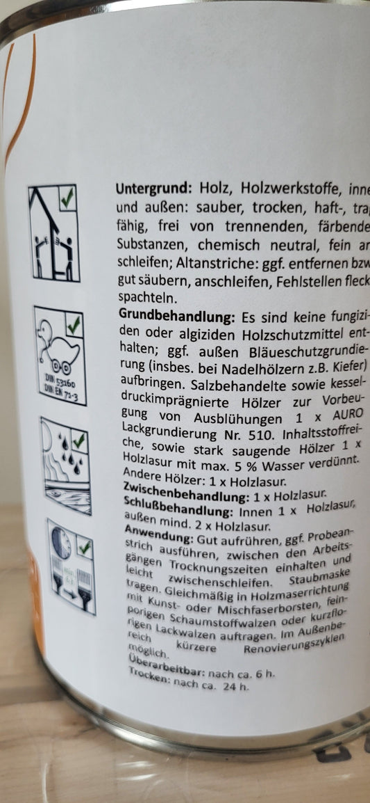 AURO Holzlasur Nr.560-01 - Grundpreis: 1 Liter / 39,90 €