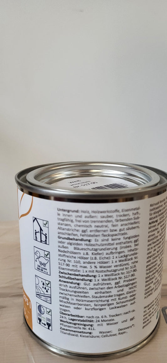 AURO Weißlack matt Nr.517-90 Grundpreis: 1 Liter / 53,07 €